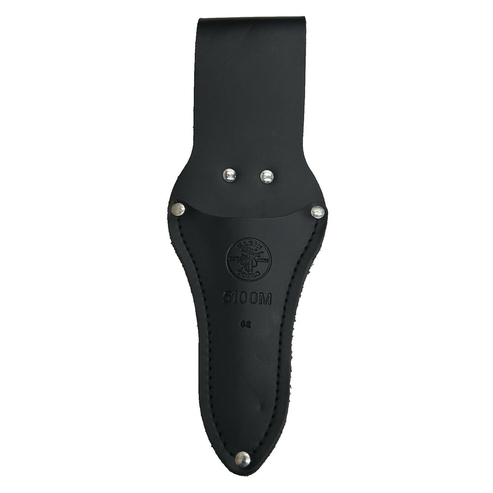 Klein Tools 5100M Leather Tunnel Scissors Holder Black Medium Lightly Used B4
